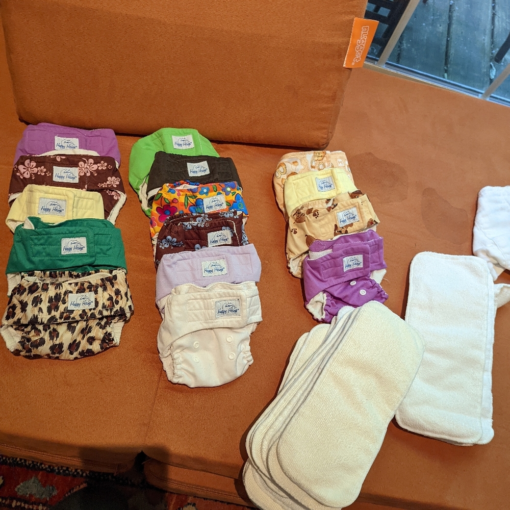 New born cloth diaper lot Happy Heiney MINI pocket x16